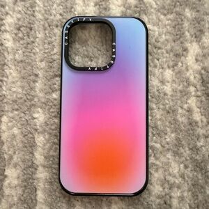 iPhone 16 pro Casetify Vivid Gradient Phone Case - Blue, Pink, Orange